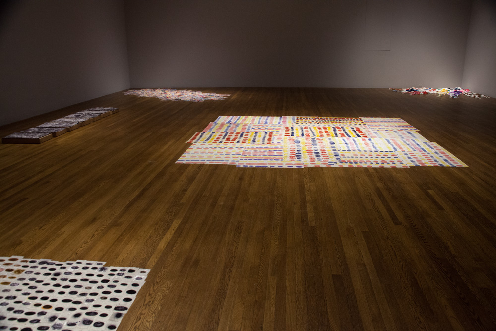Polly Apfelbaum - Nevermind: Work from the 90s installation view